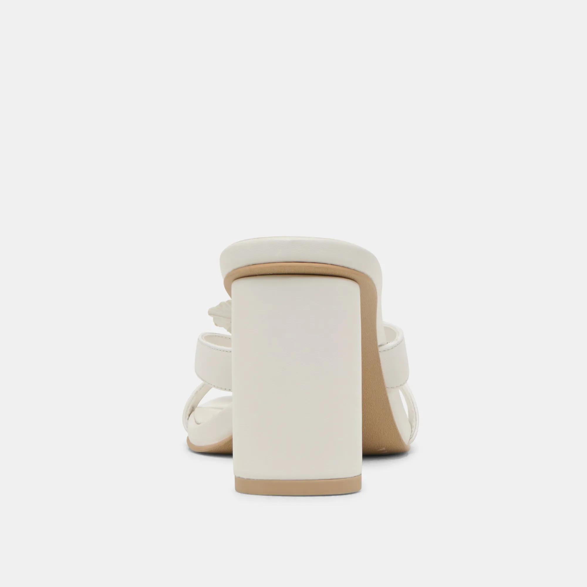 NIKIL HEELS WHITE LEATHER Dolce Vita