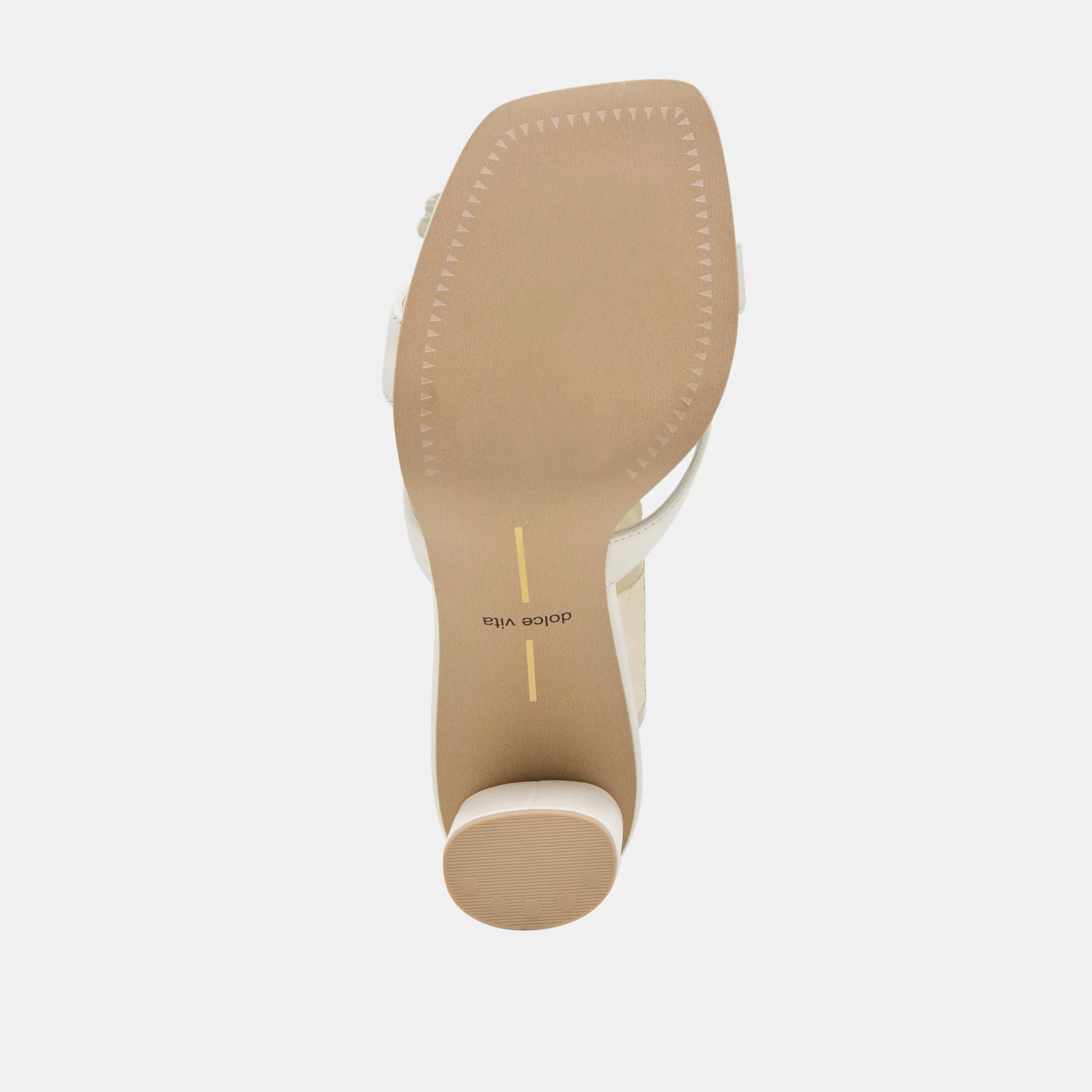 NIKIL HEELS WHITE LEATHER Dolce Vita