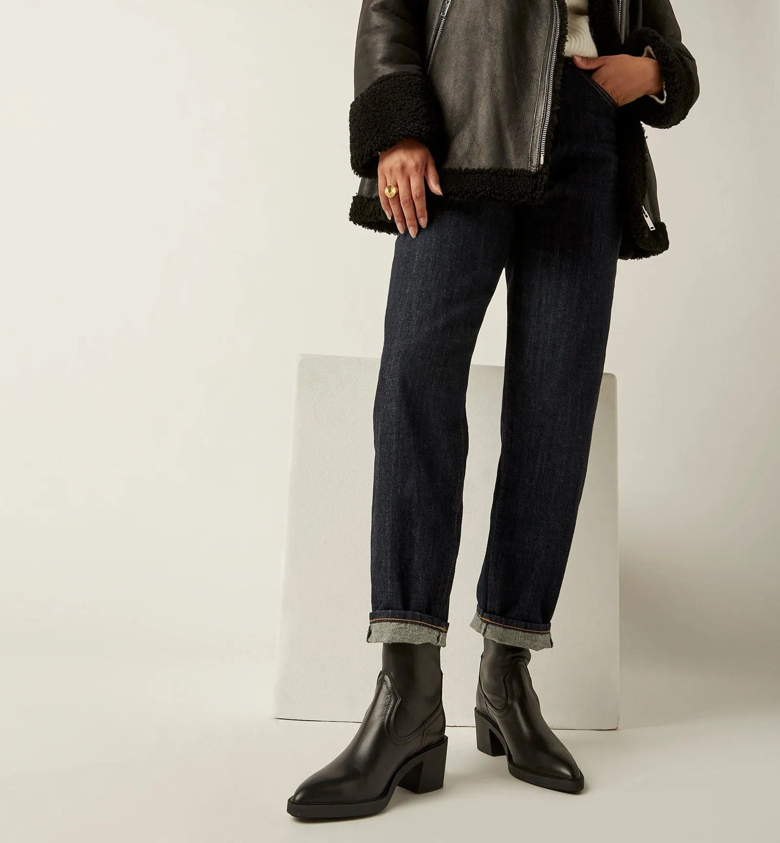 PARKS LEATHER BOOTIE La Canadienne