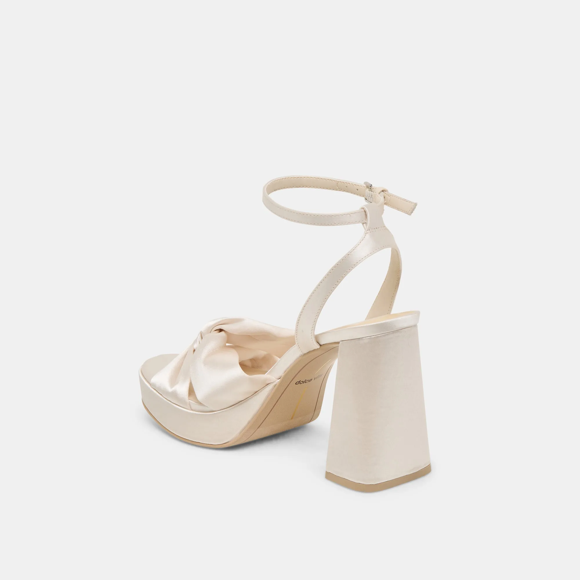 PARLO HEELS IVORY SATIN Dolce Vita