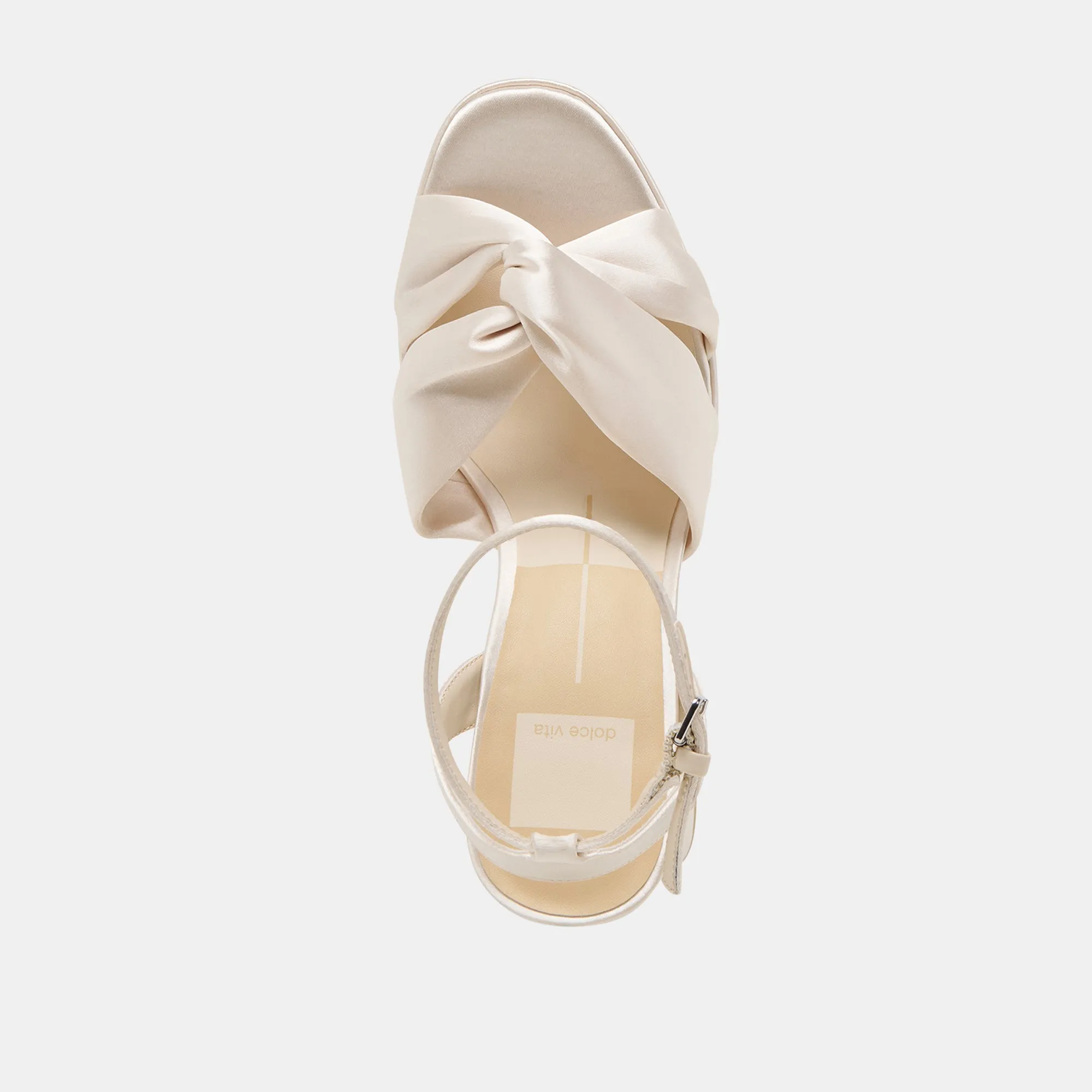 PARLO HEELS IVORY SATIN Dolce Vita