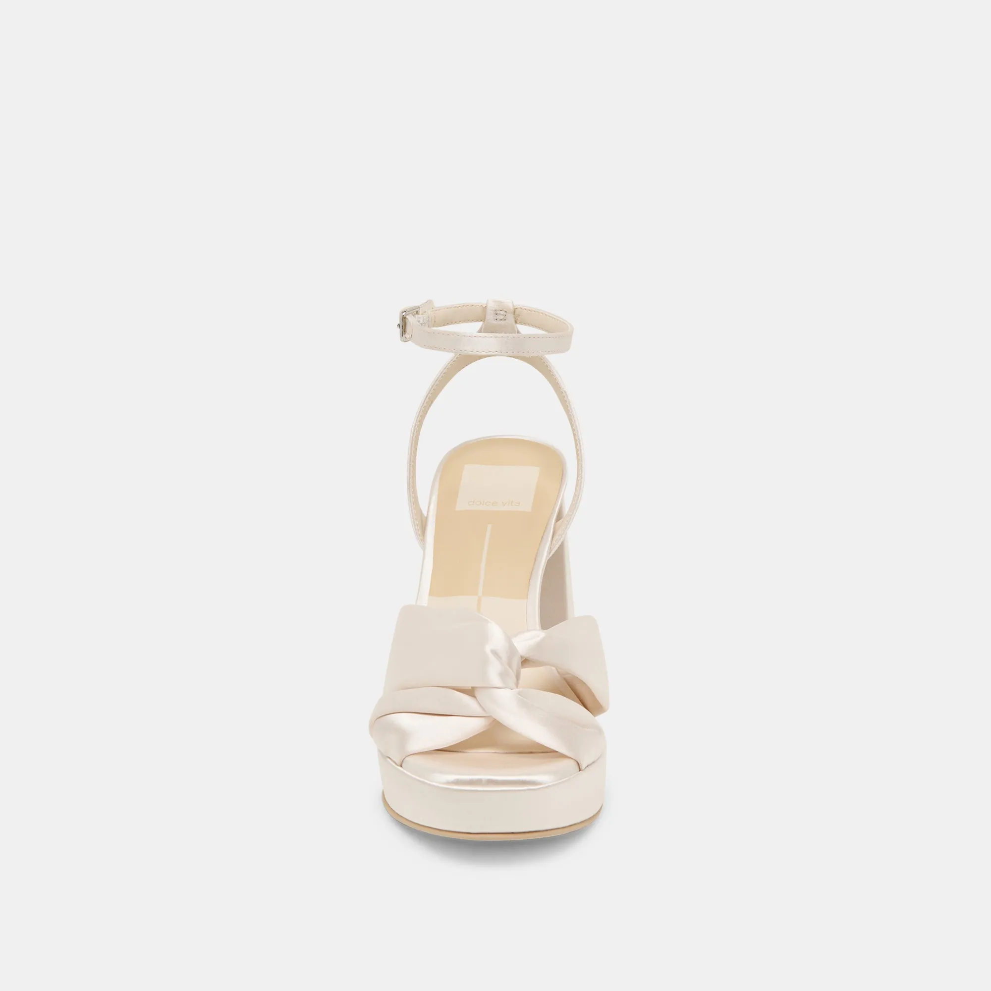 PARLO HEELS IVORY SATIN Dolce Vita