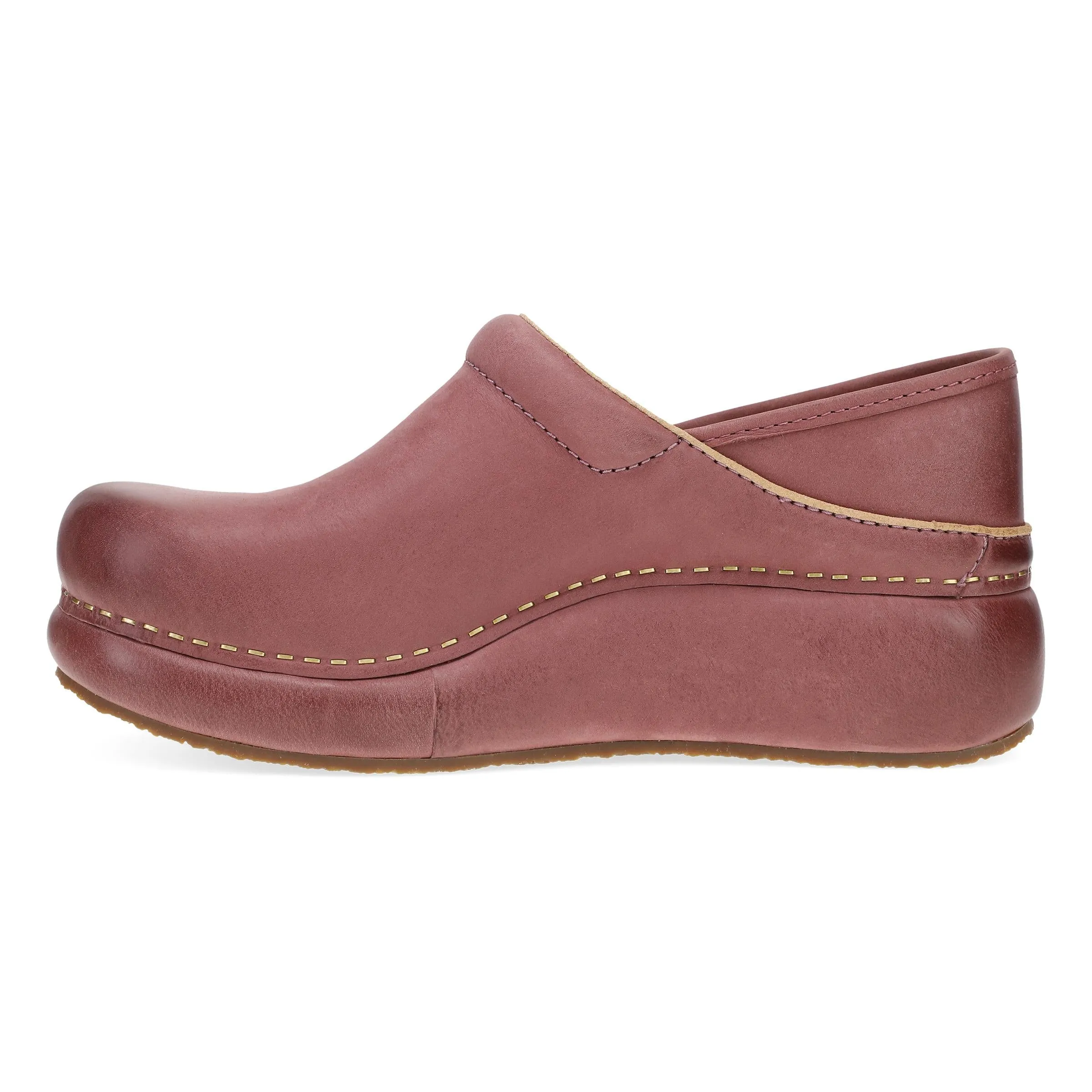 Platform Pro Rose Burnished Nubuck Dansko