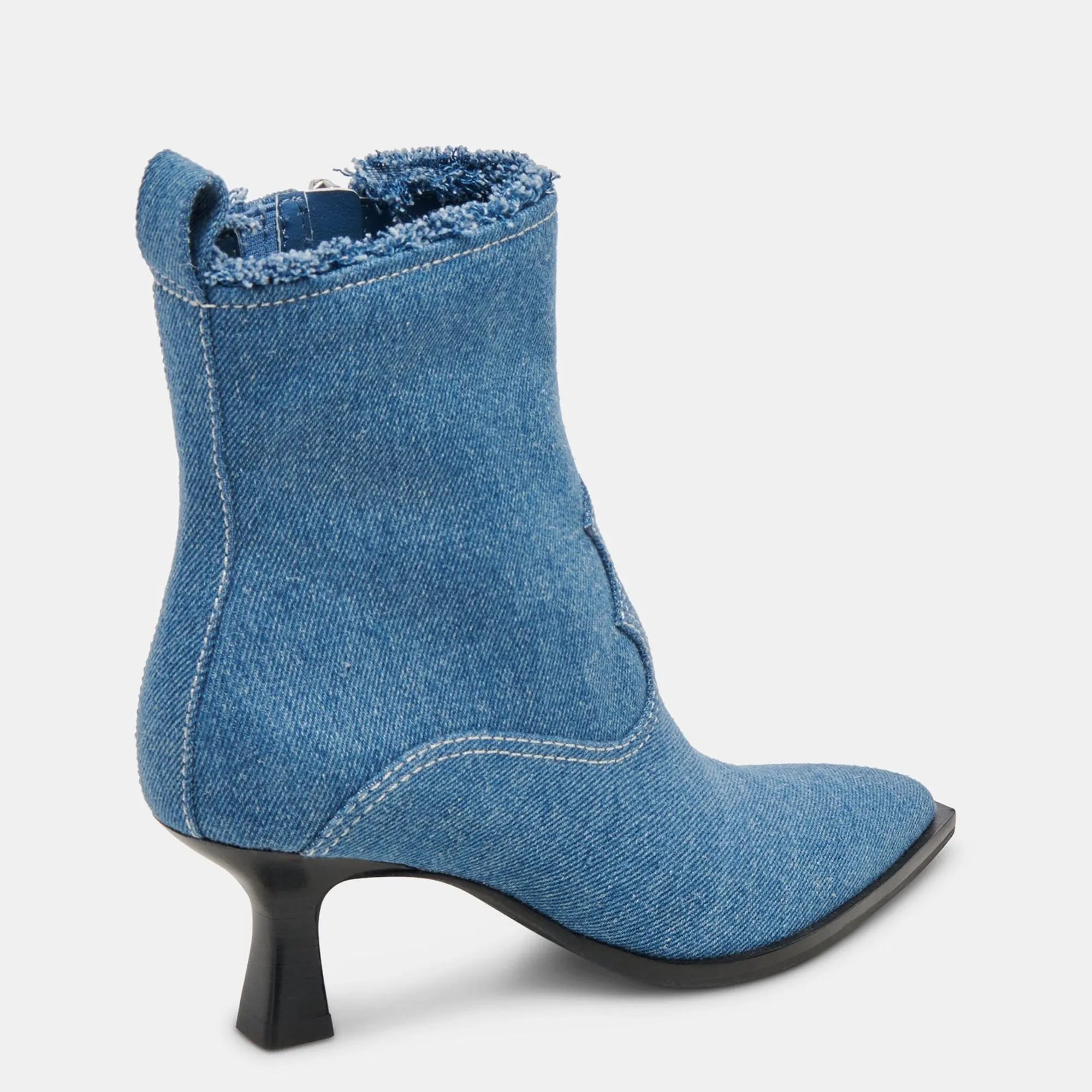 Reformation Austin Boots Blue Denim