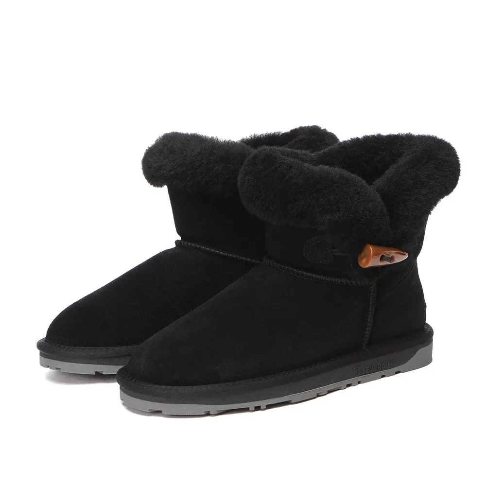 Reformation EverAu Australia Women Robin Horn Toggle button Mini Boots
