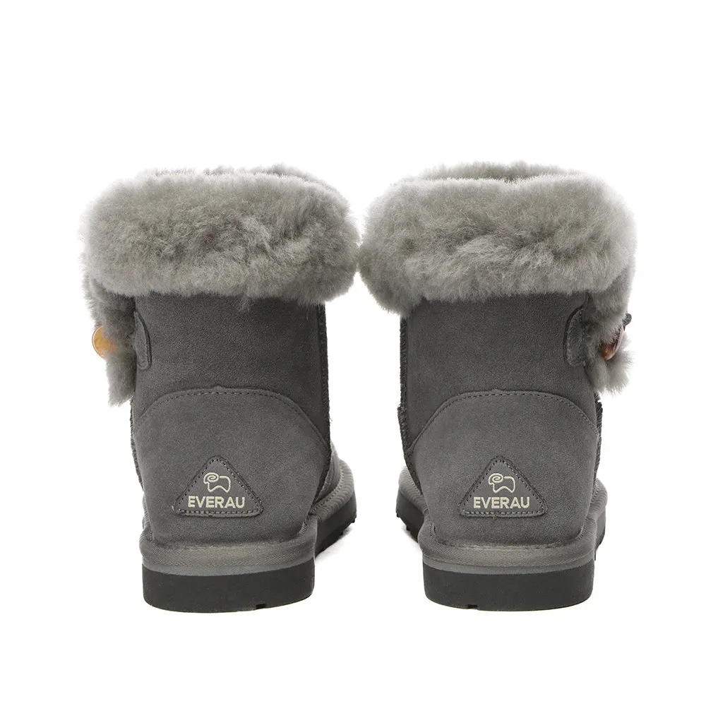 Reformation EverAu Australia Women Robin Horn Toggle button Mini Boots