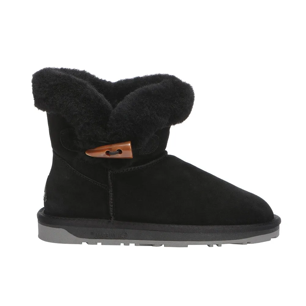 Reformation EverAu Australia Women Robin Horn Toggle button Mini Boots