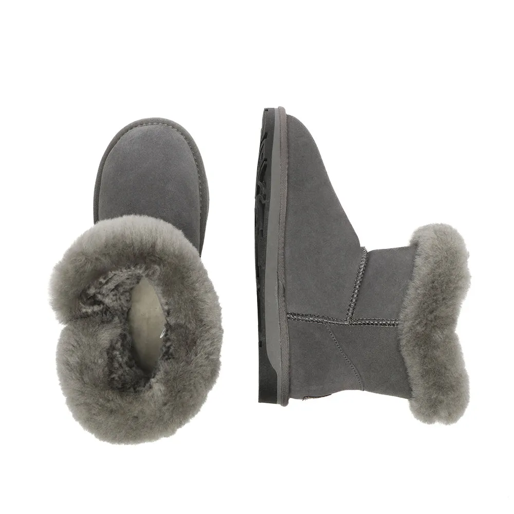 Reformation EverAu Australia Women Robin Horn Toggle button Mini Boots