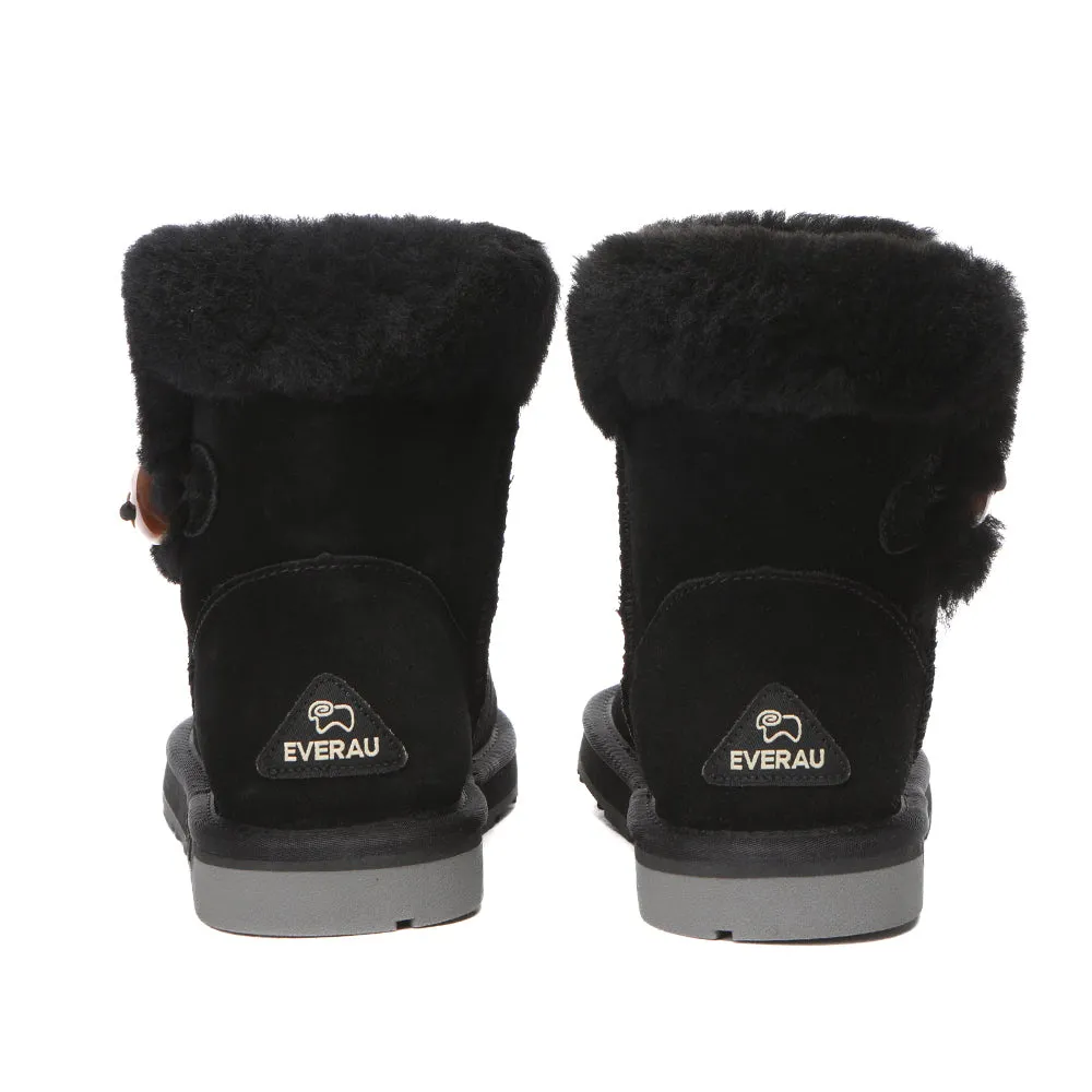 Reformation EverAu Australia Women Robin Horn Toggle button Mini Boots