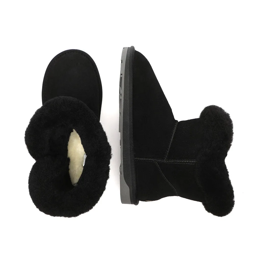 Reformation EverAu Australia Women Robin Horn Toggle button Mini Boots