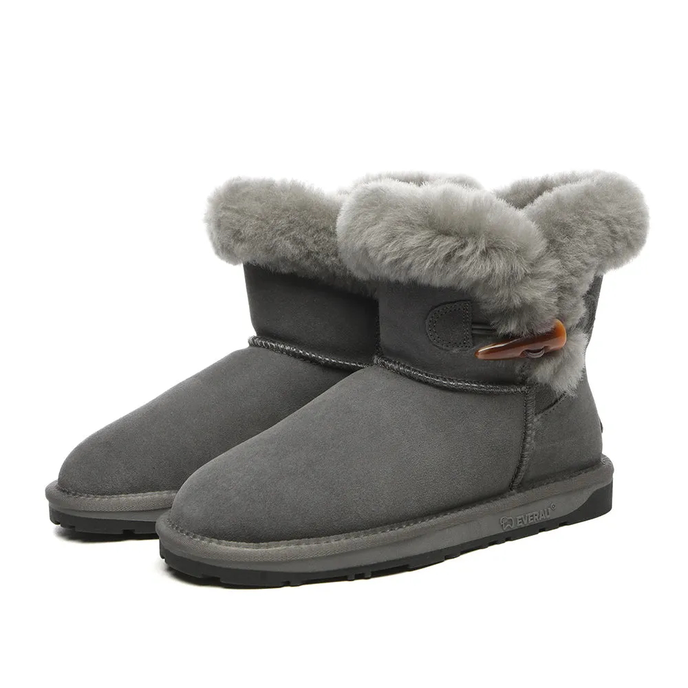 Reformation EverAu Australia Women Robin Horn Toggle button Mini Boots