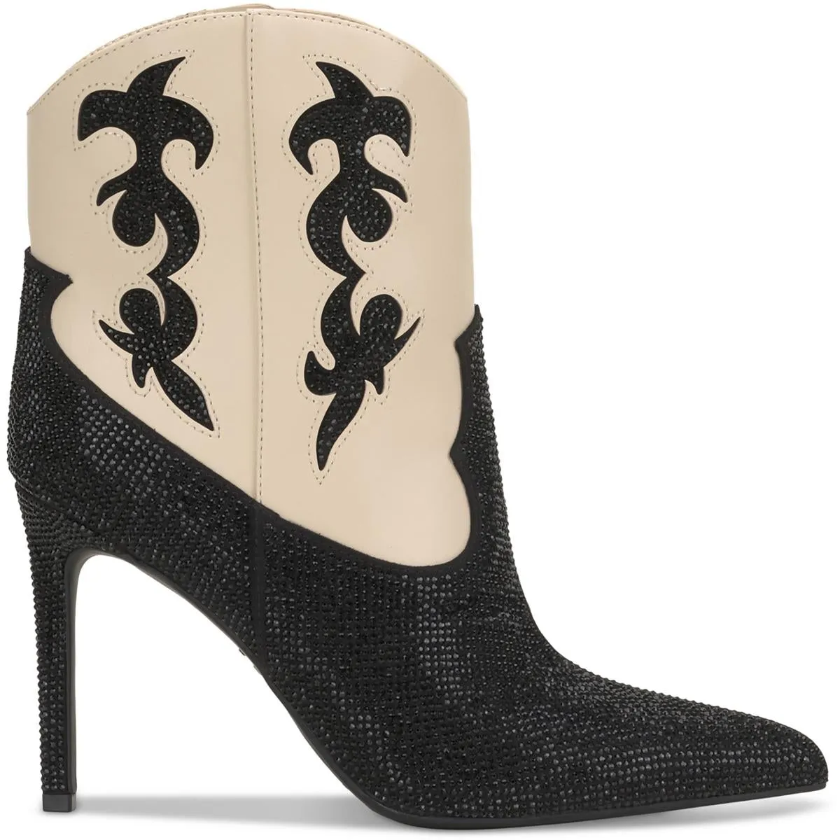 Reformation Womens Embellished Cowboy, Western Boots