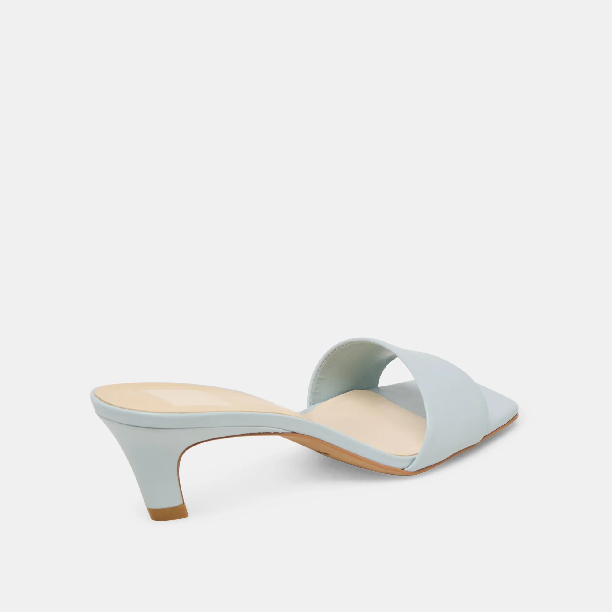 REXA HEELS ICE BLUE LEATHER Dolce Vita