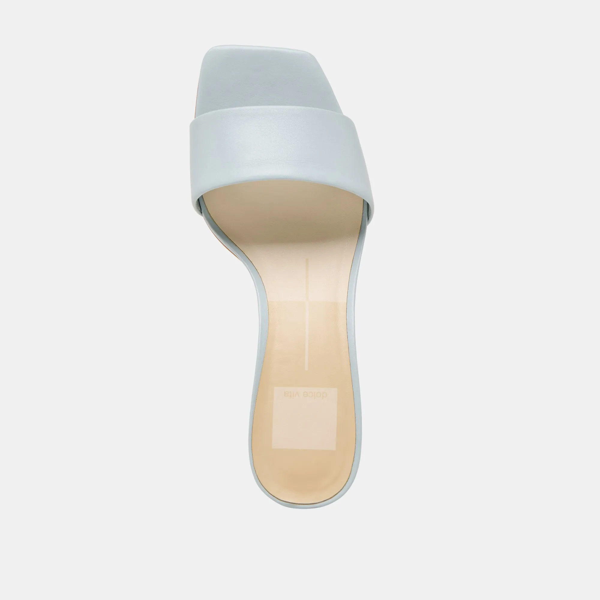 REXA HEELS ICE BLUE LEATHER Dolce Vita