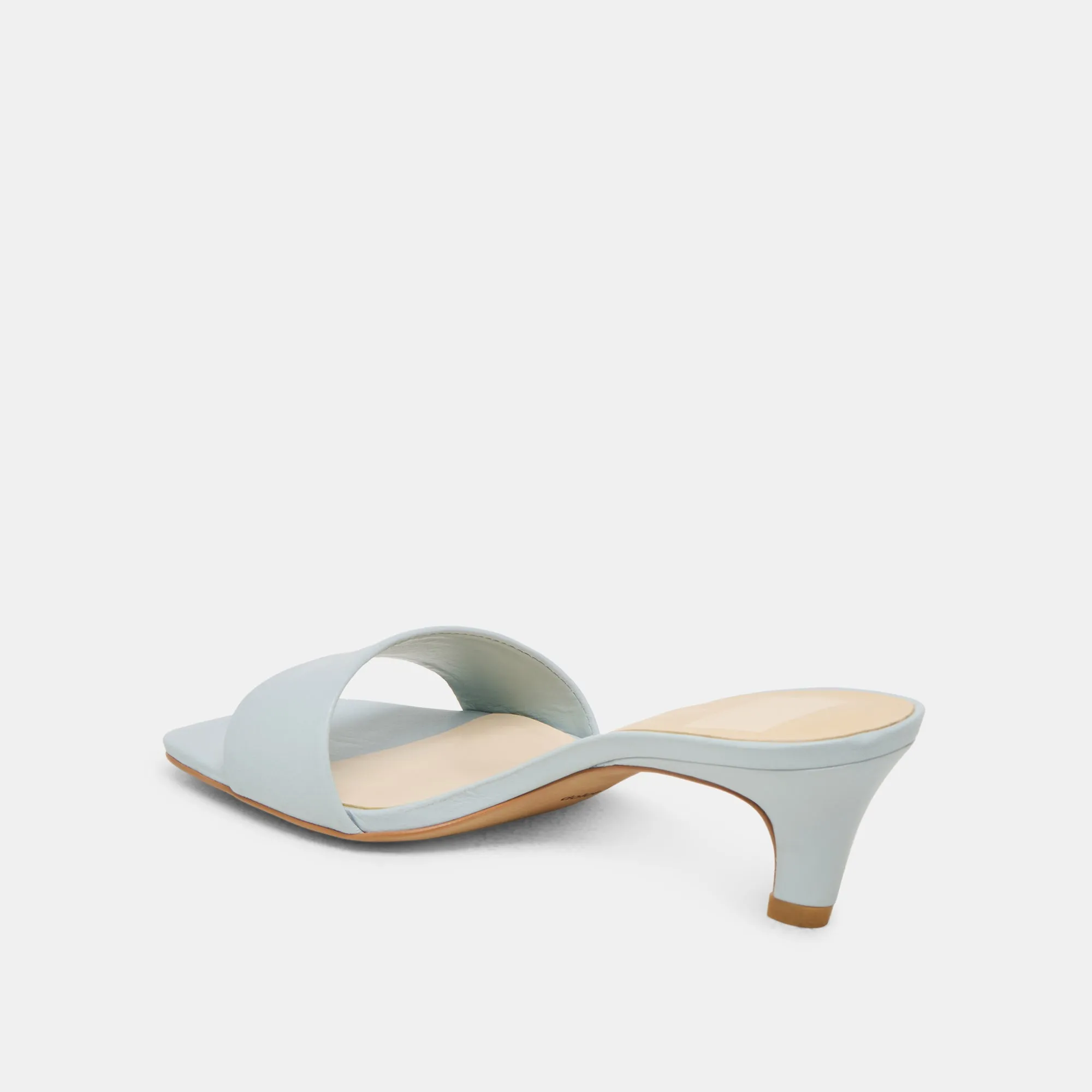 REXA HEELS ICE BLUE LEATHER Dolce Vita