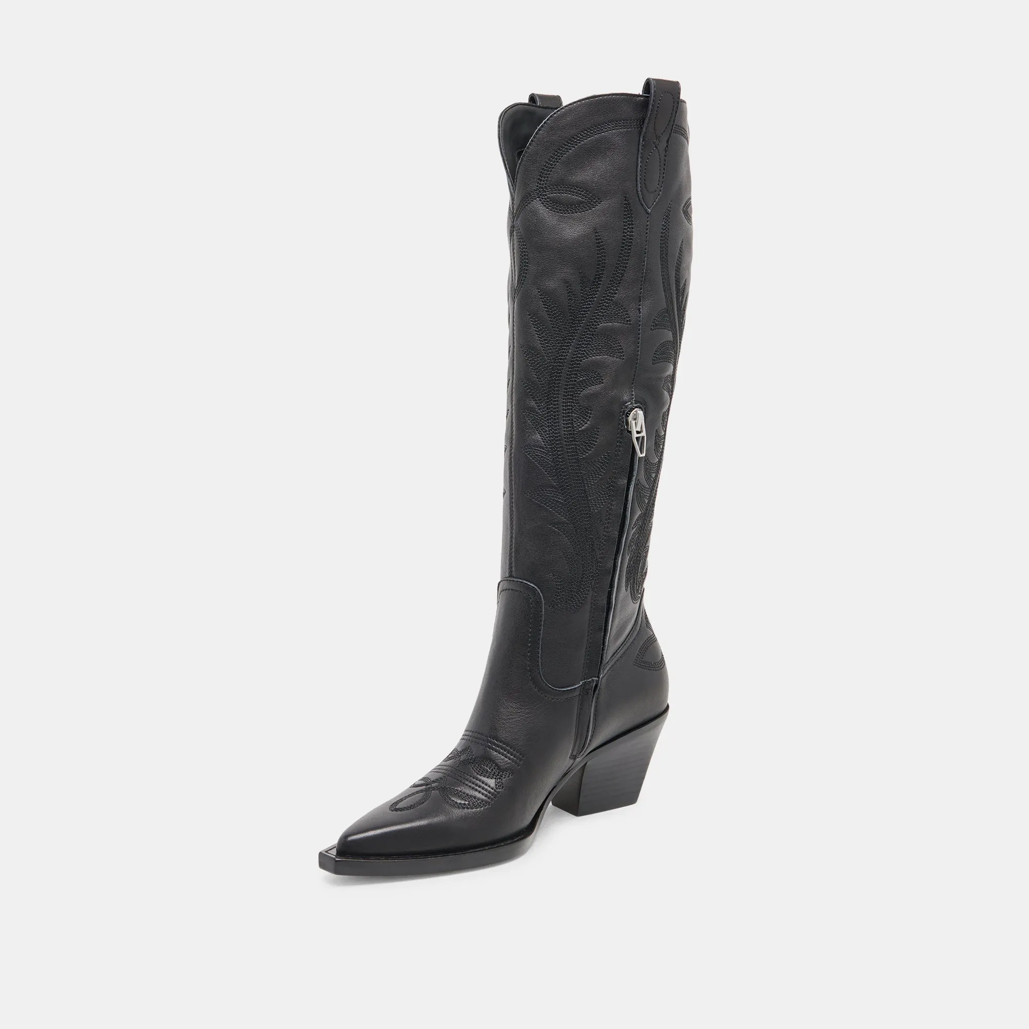 RYATT BOOTS BLACK LEATHER Dolce Vita