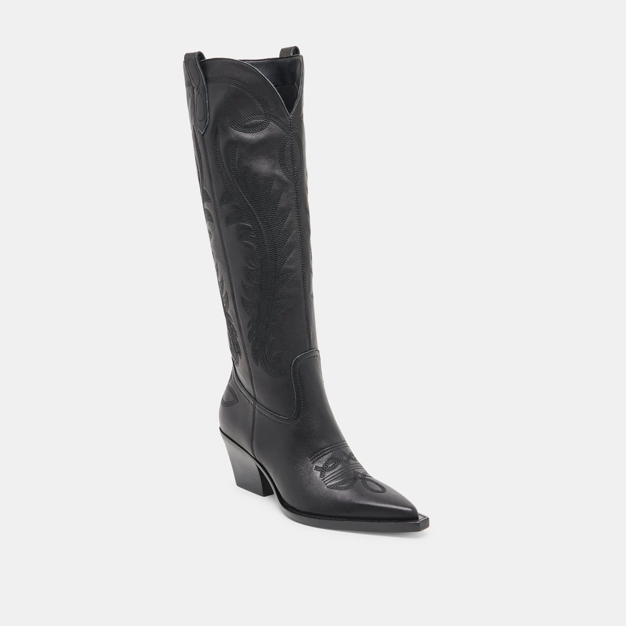RYATT BOOTS BLACK LEATHER Dolce Vita