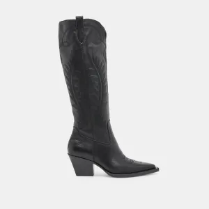 RYATT BOOTS BLACK LEATHER Dolce Vita