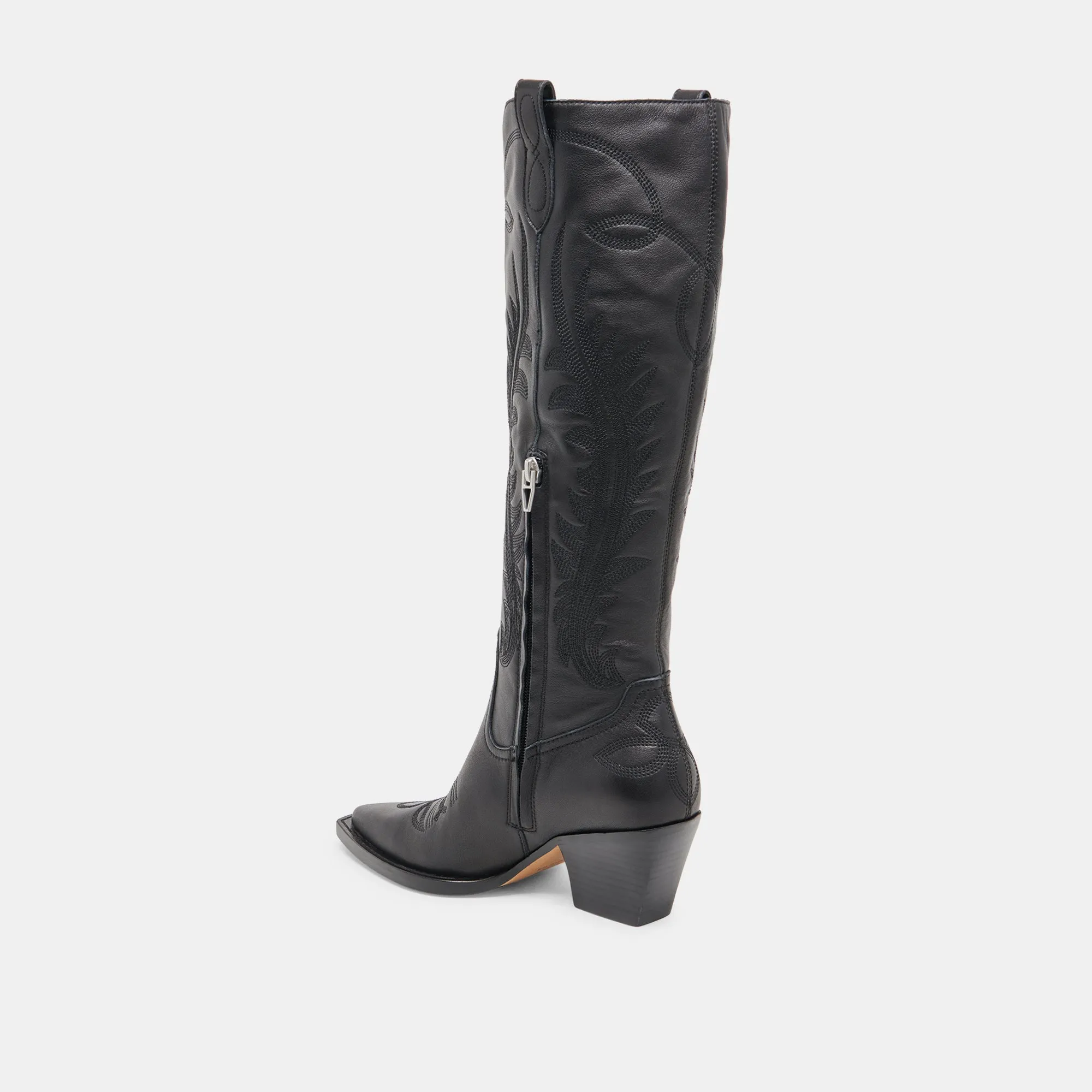 RYATT BOOTS BLACK LEATHER Dolce Vita