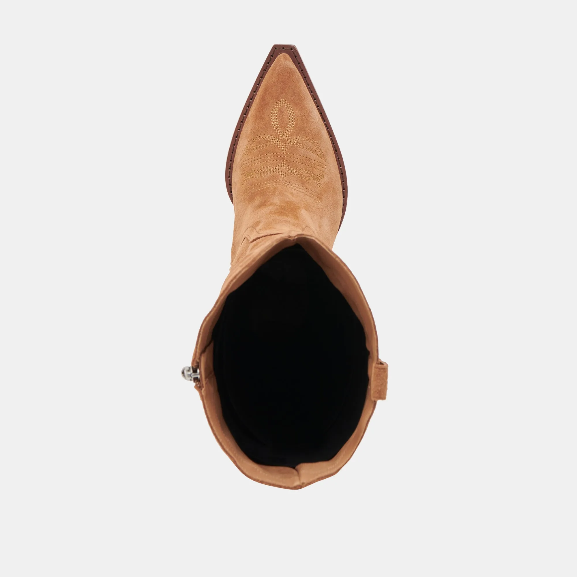 RYATT EXTRA WIDE CALF BOOTS PECAN SUEDE Dolce Vita