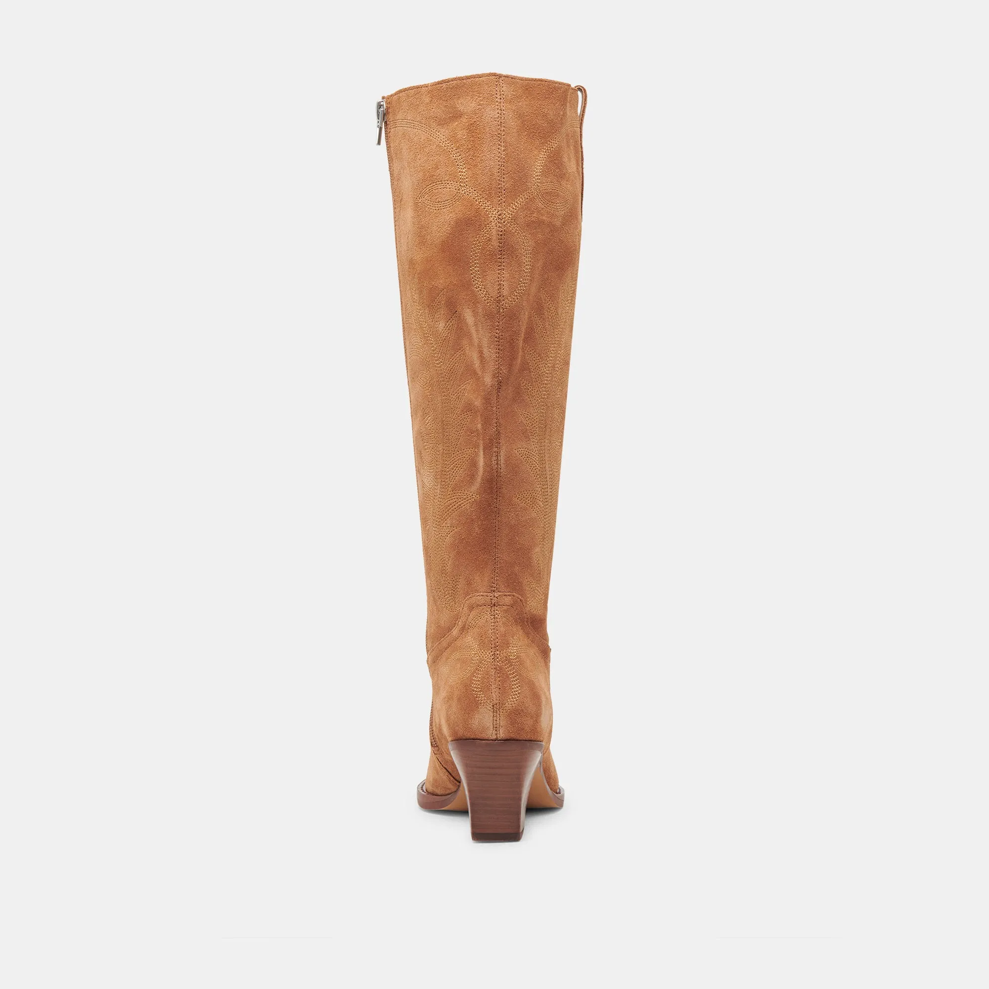 RYATT EXTRA WIDE CALF BOOTS PECAN SUEDE Dolce Vita