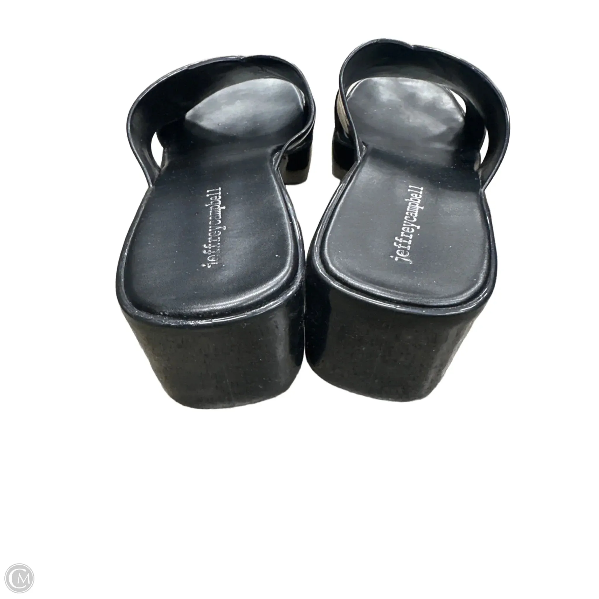 Sandals Heels Block By Jeffery Campbell In Black, Size: 11