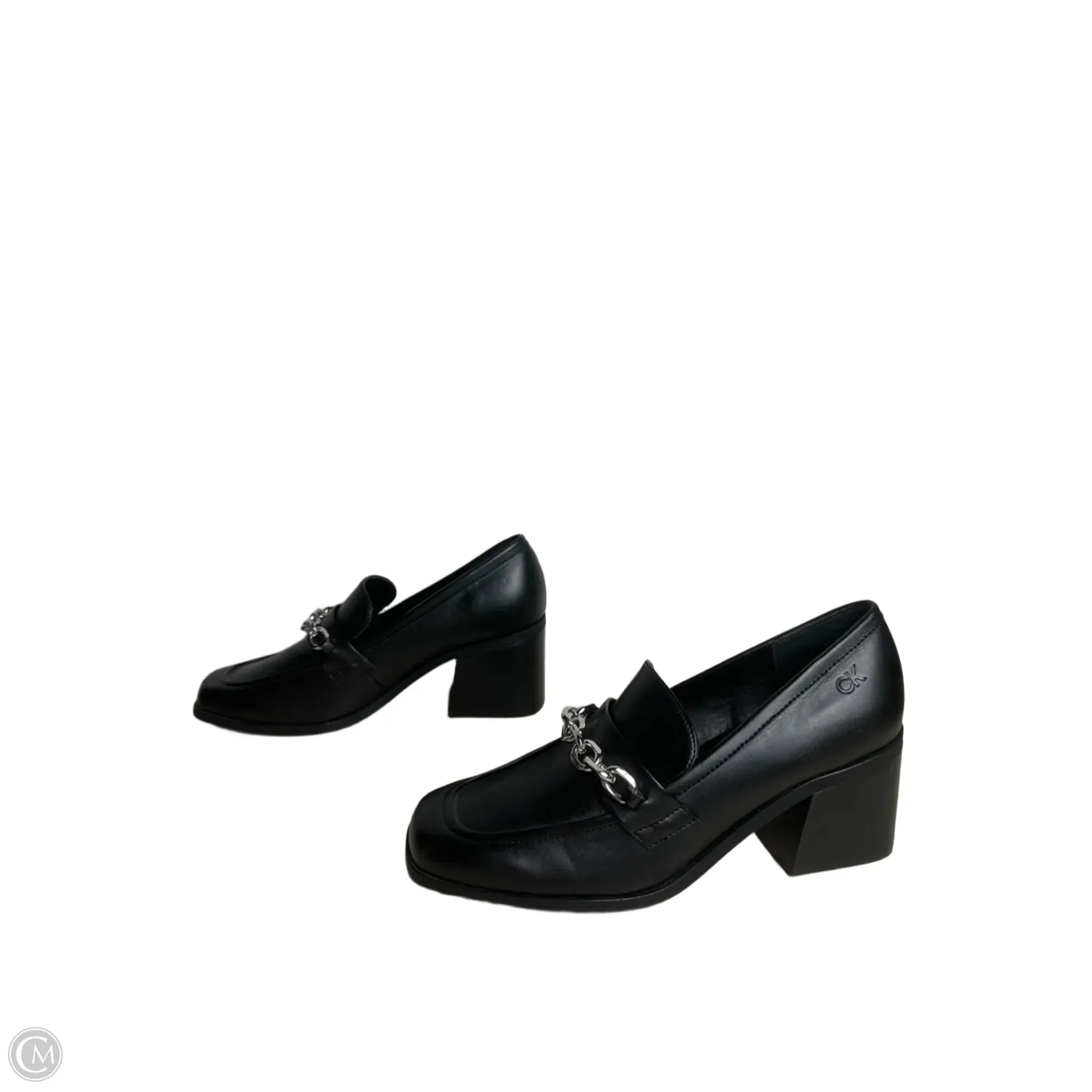 Shoes Heels Block By Calvin Klein In Black, Size: 9.5