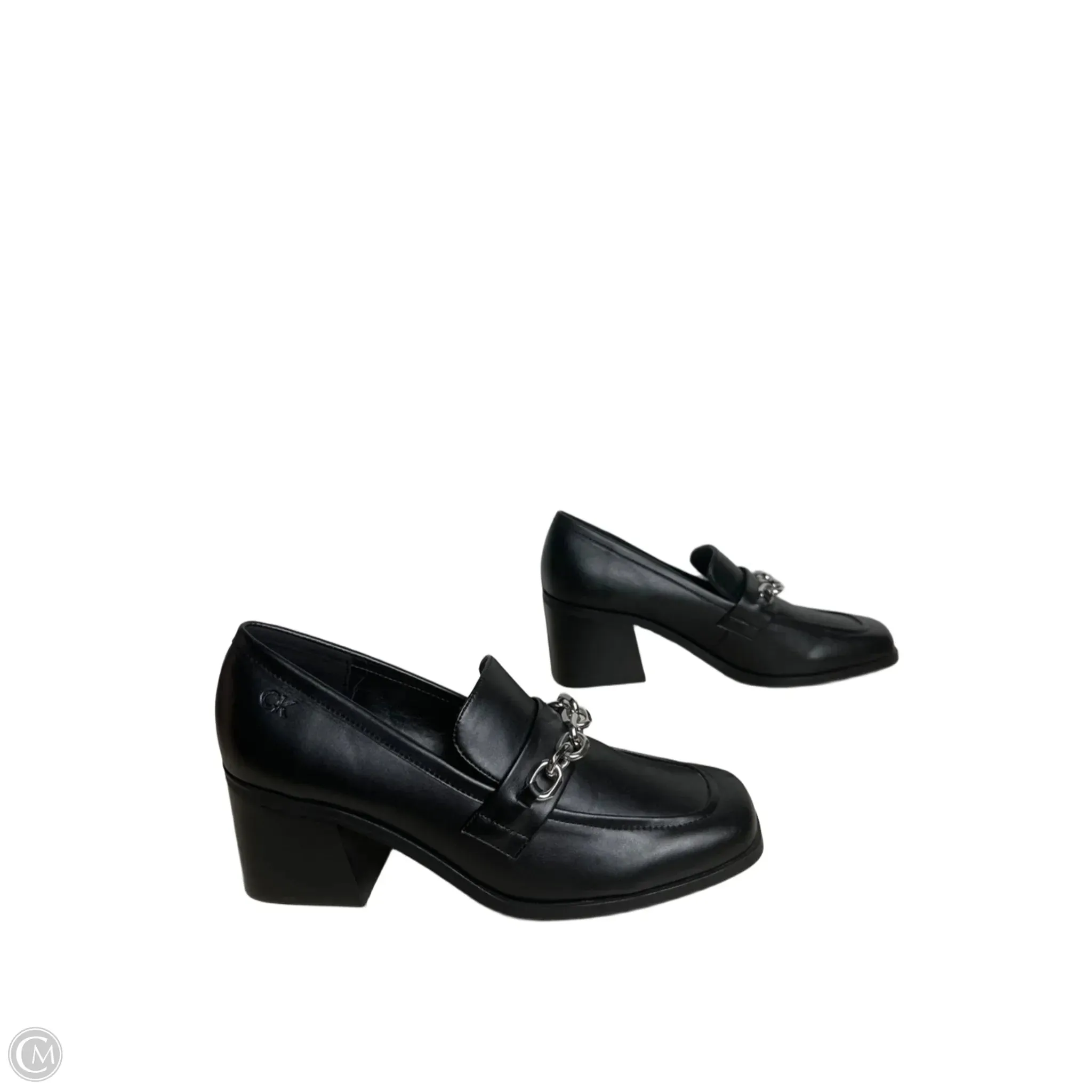 Shoes Heels Block By Calvin Klein In Black, Size: 9.5