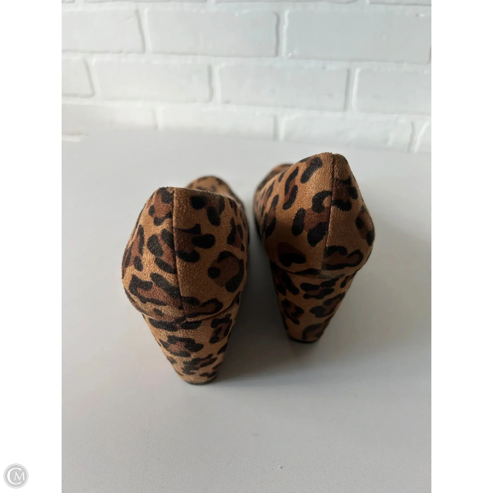 Shoes Heels Block By Chinese Laundry In Animal Print, Size: 9.5