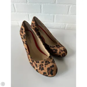 Shoes Heels Block By Chinese Laundry In Animal Print, Size: 9.5