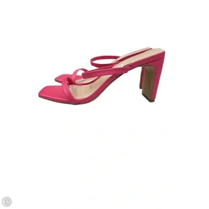 Shoes Heels Block By Clothes Mentor In Pink, Size: 8
