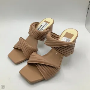 Shoes Heels Block By Dolce Vita In Tan, Size: 8