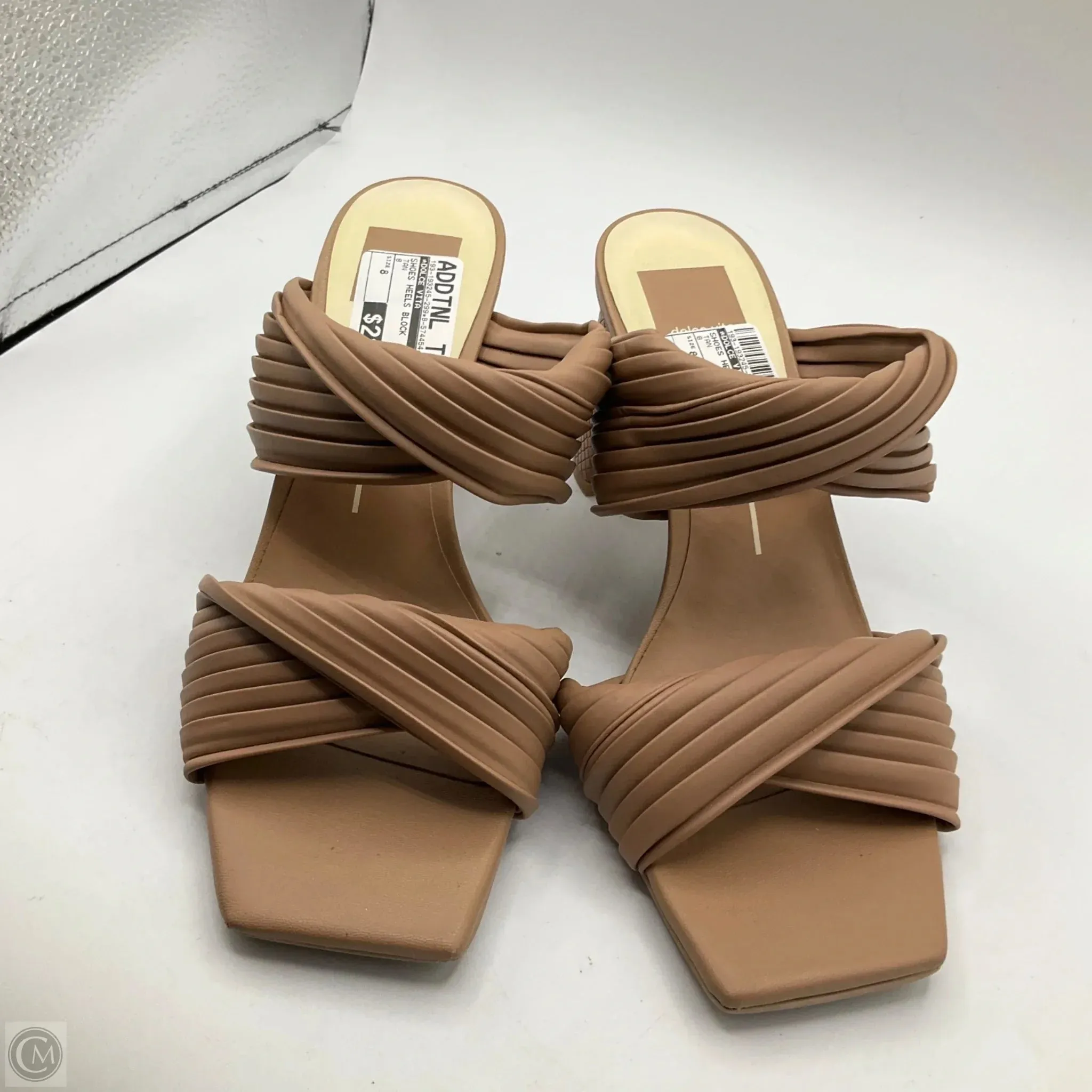 Shoes Heels Block By Dolce Vita In Tan, Size: 8