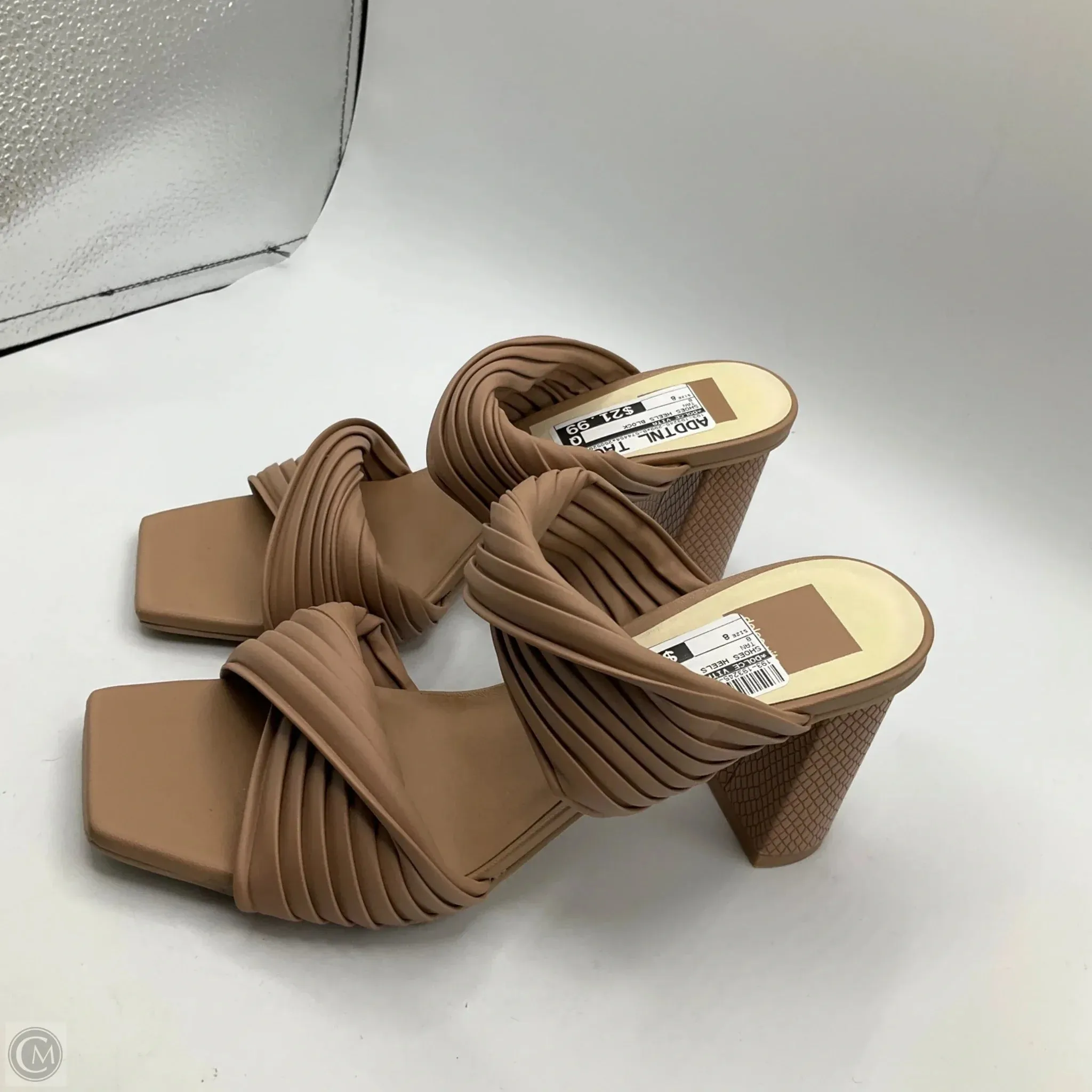 Shoes Heels Block By Dolce Vita In Tan, Size: 8