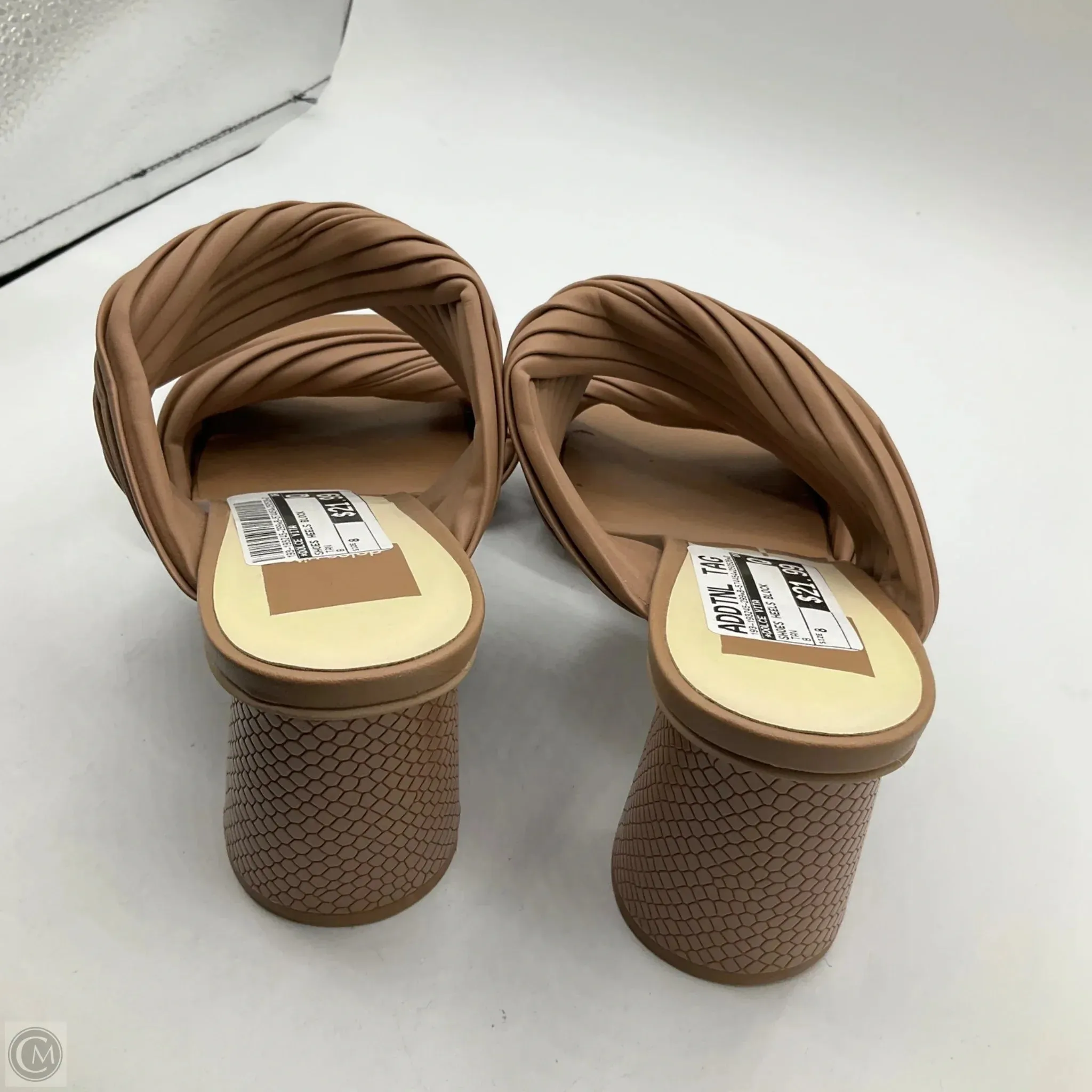Shoes Heels Block By Dolce Vita In Tan, Size: 8