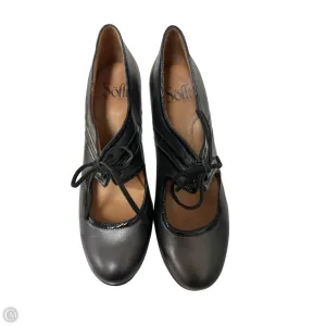 Shoes Heels Block By Sofft In Silver, Size: 8.5