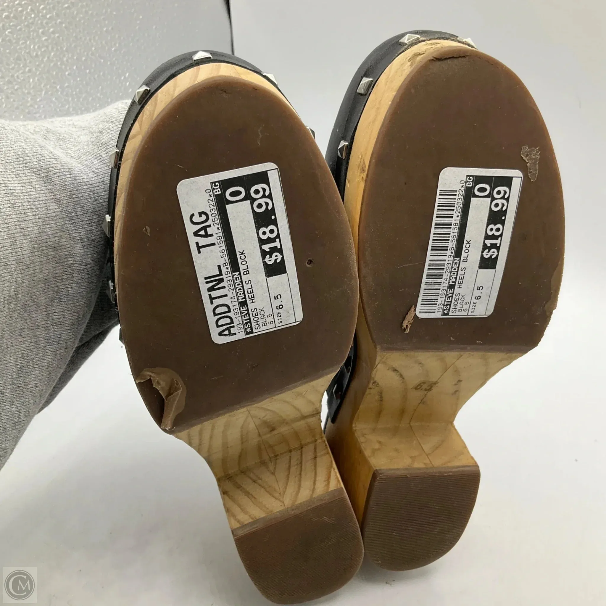 Shoes Heels Block By Steve Madden In Black, Size: 6.5