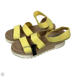 Shoes Heels Block By Steve Madden In Yellow, Size: 8