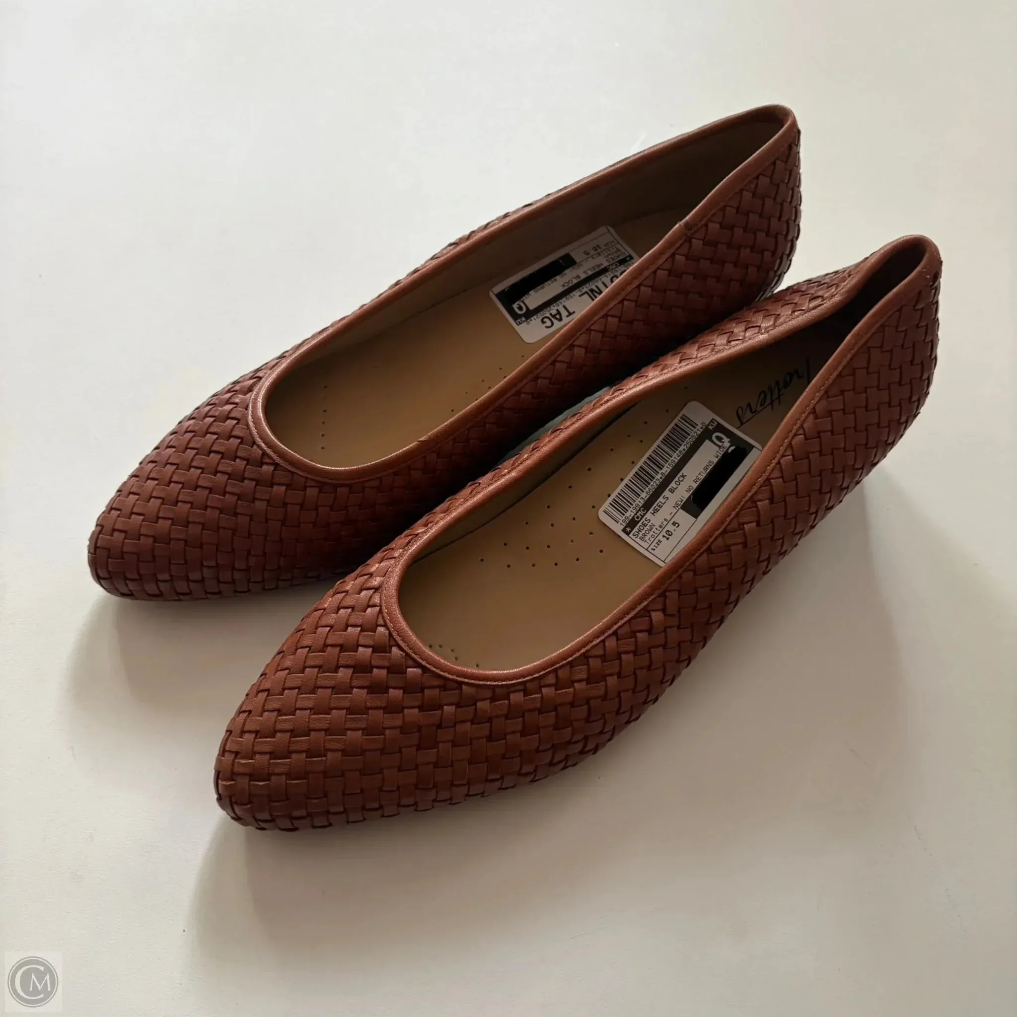 Shoes Heels Block By Trotters In Brown, Size: 10.5