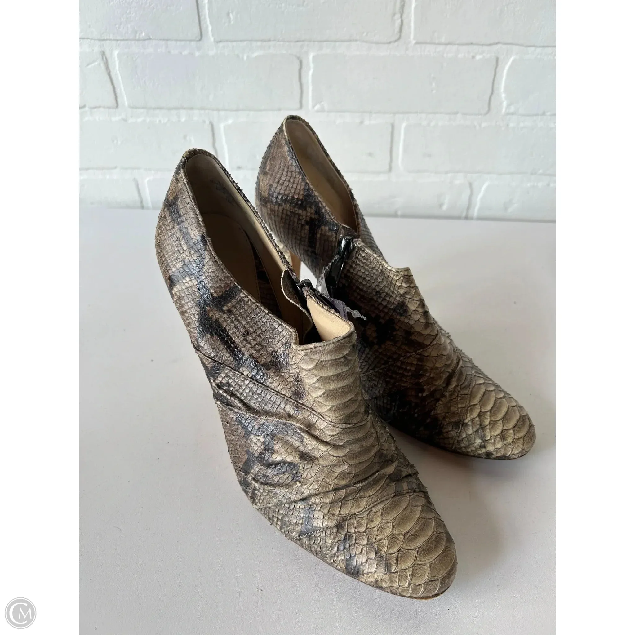 Shoes Heels Stiletto By Boutique   In Snakeskin Print, Size: 10