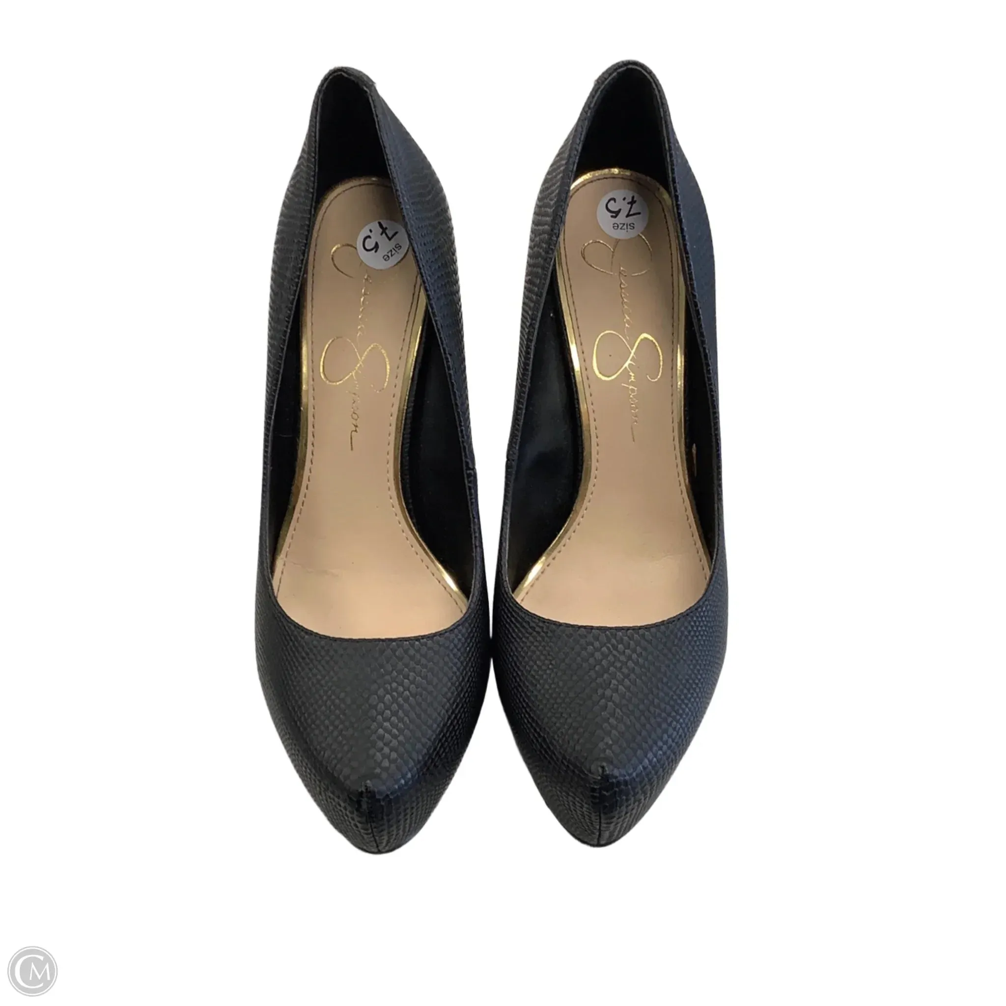 Shoes Heels Stiletto By Jessica Simpson In Black, Size: 7.5