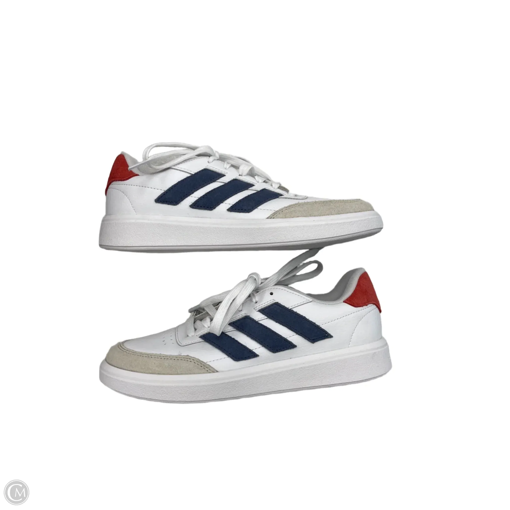 Shoes Sneakers By Adidas In Blue & Red & White, Size: 7
