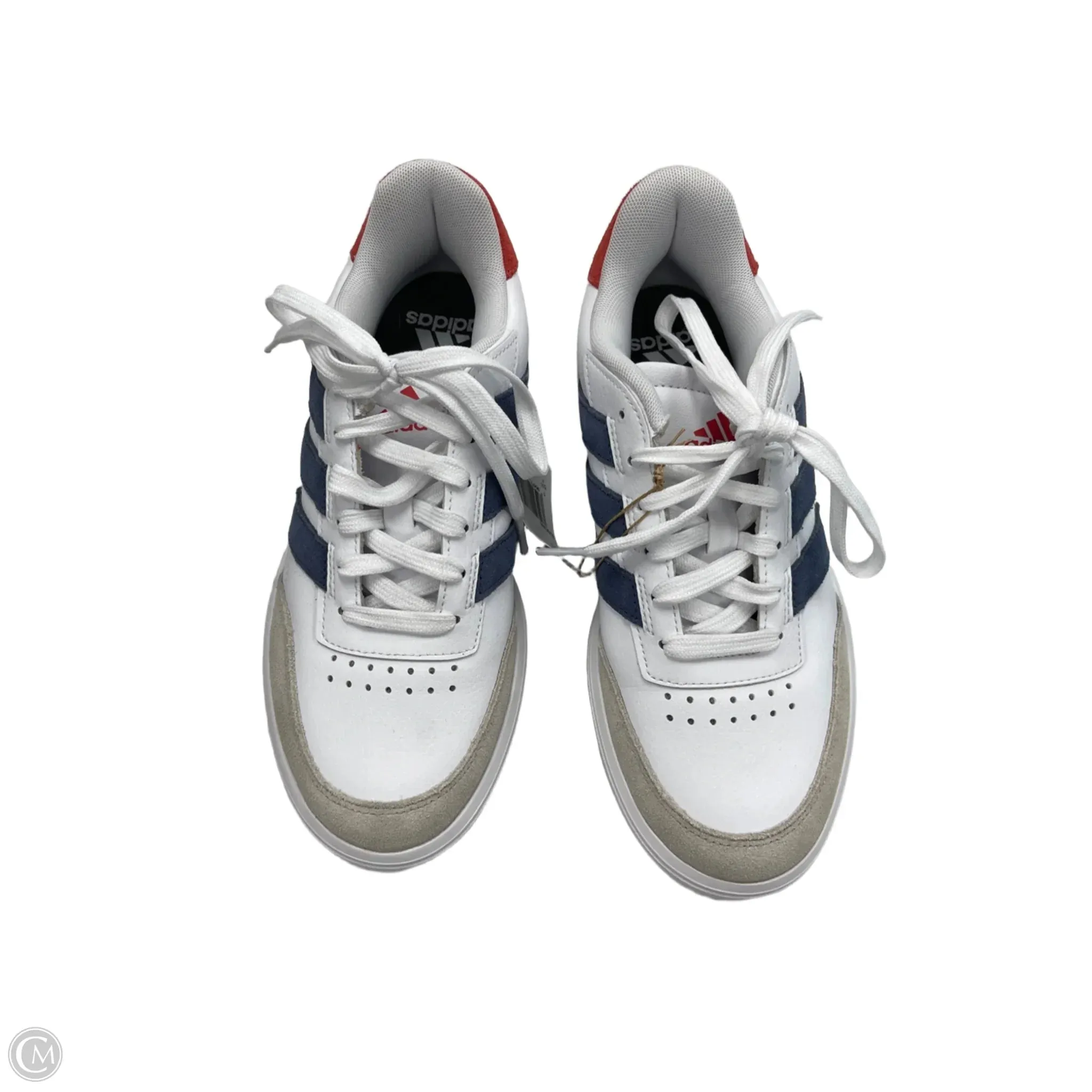 Shoes Sneakers By Adidas In Blue & Red & White, Size: 7