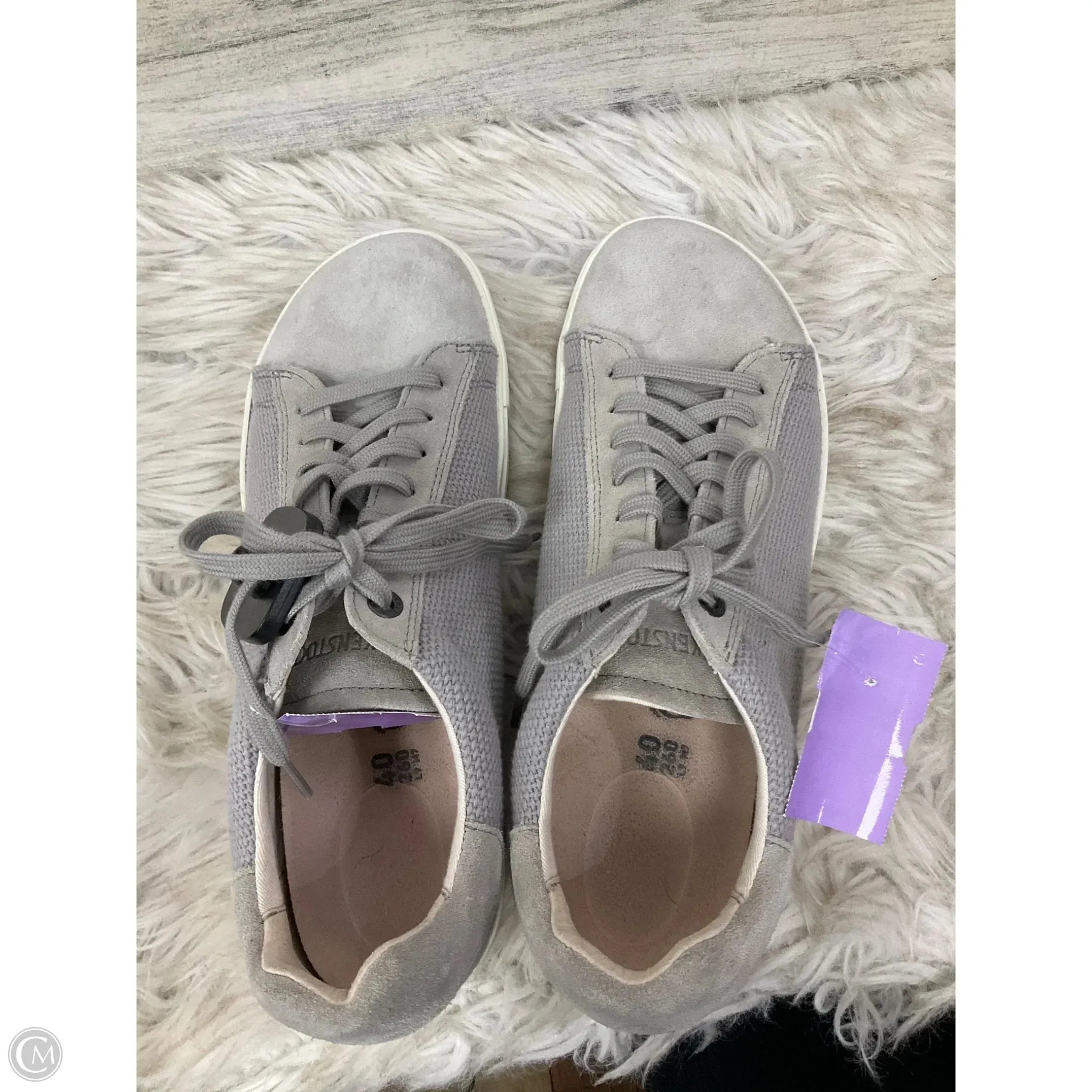 Shoes Sneakers By Birkenstock In Grey, Size: 9