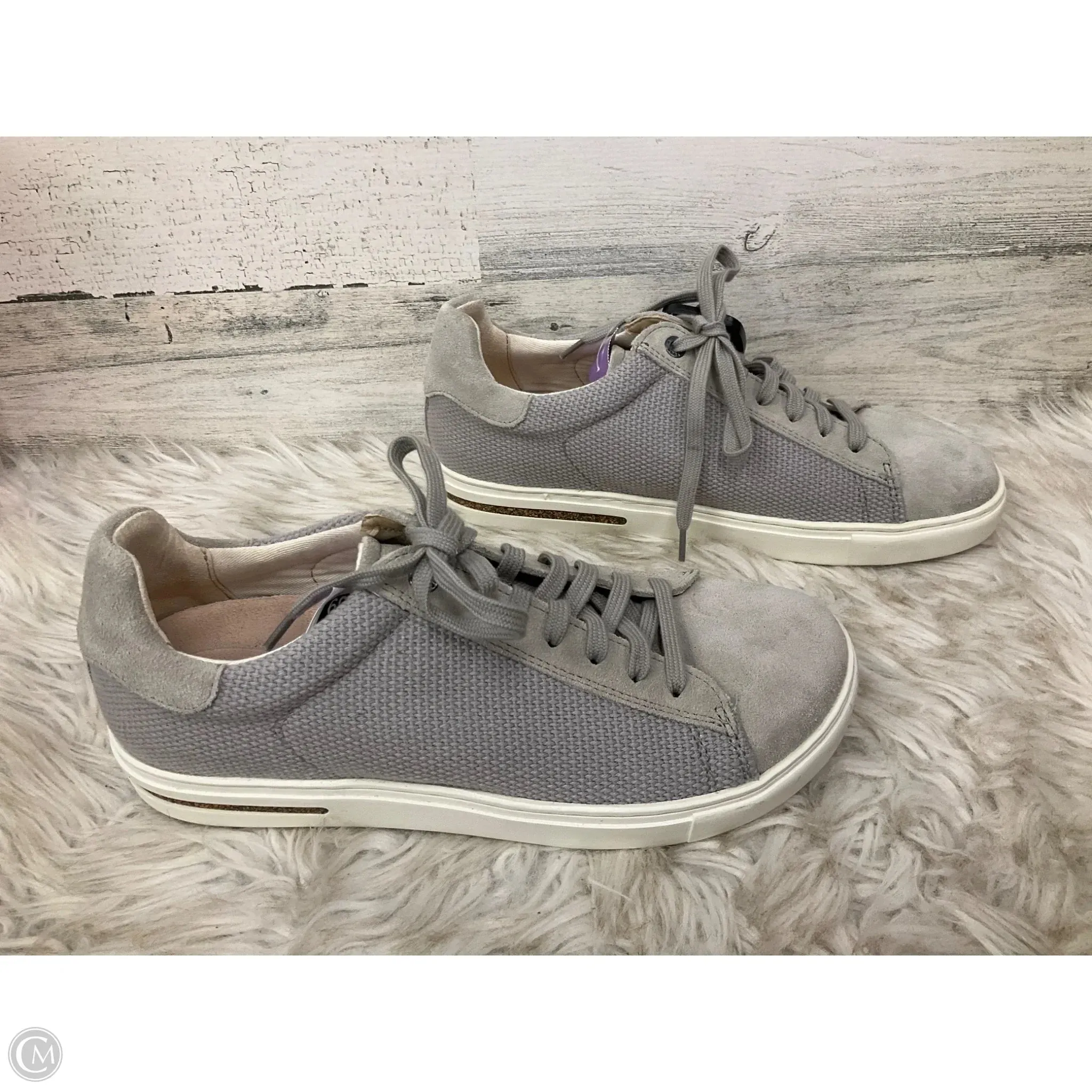 Shoes Sneakers By Birkenstock In Grey, Size: 9