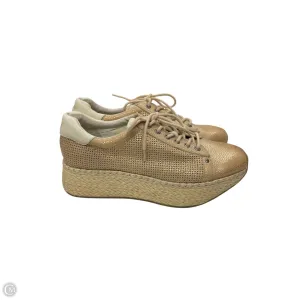 Shoes Sneakers By Clothes Mentor In Tan, Size: 8.5
