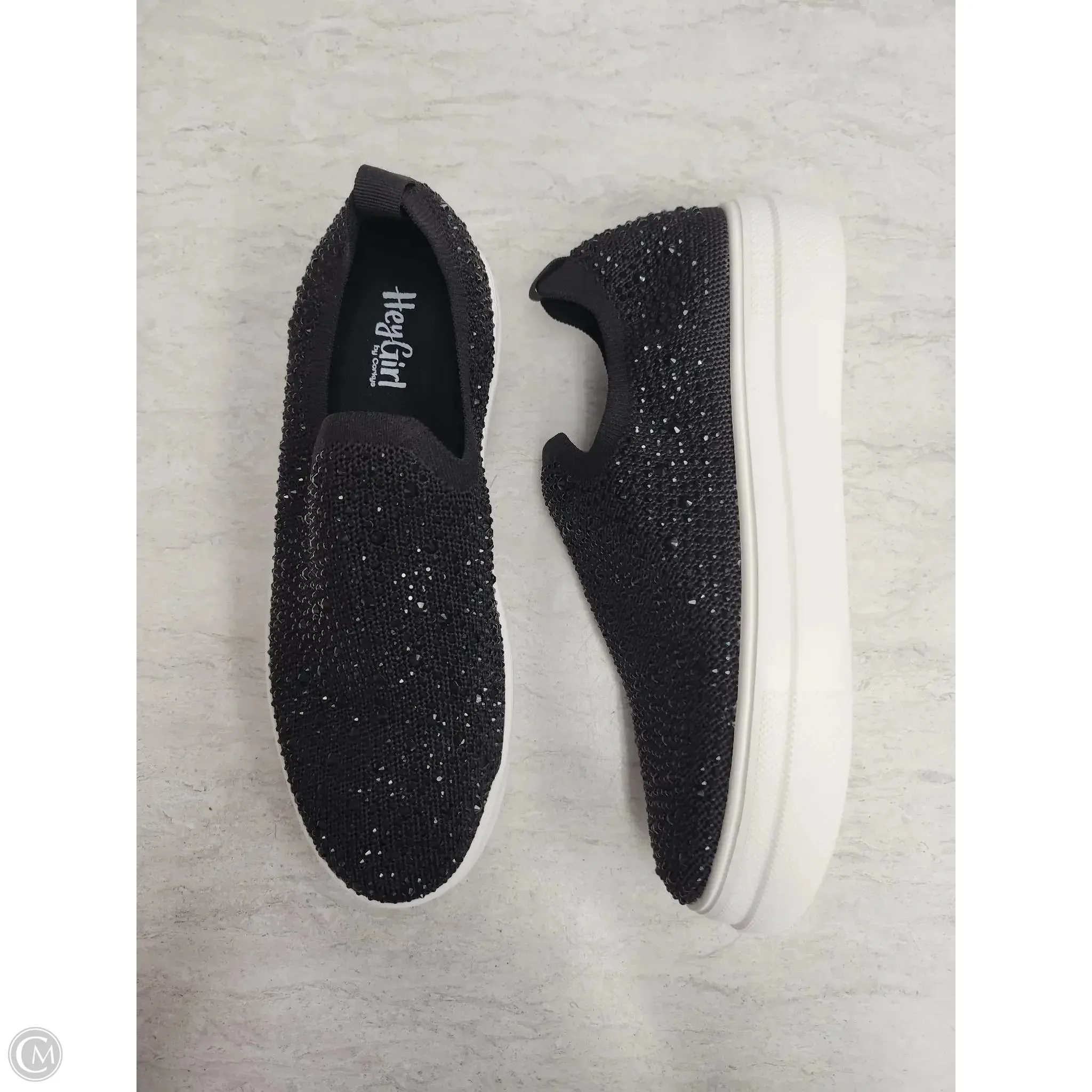 Shoes Sneakers By Corkys In Black, Size: 9