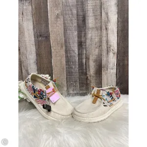 Shoes Sneakers By Hey Dude In Tan, Size: 7