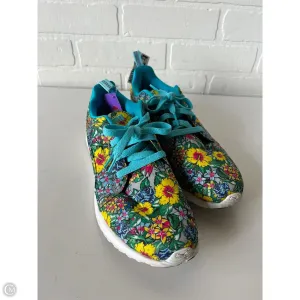 Shoes Sneakers By Puma In Blue & Yellow, Size: 10