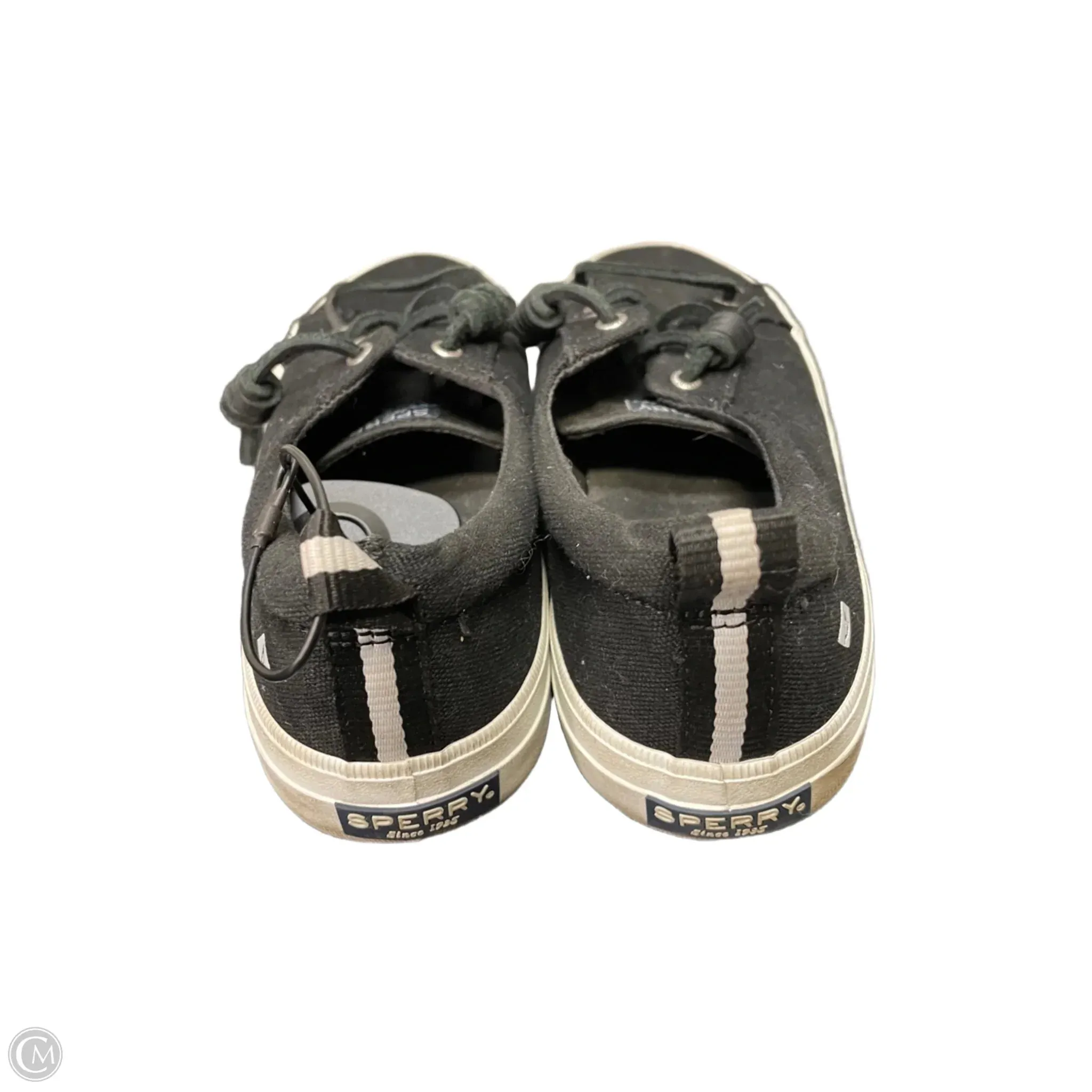 Shoes Sneakers By Sperry In Black & White, Size: 10